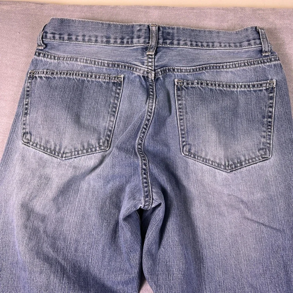 Apt. 9 Standard Fit Mid Rise Straight Leg Jeans Mens 34x34 Blue Denim